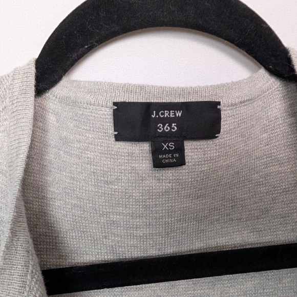 J.Crew sz XS Juliette Collarless Sweater Cardigan Wool Knit Blazer Meghan Markle - Picture 6 of 16